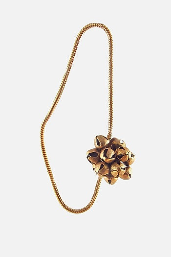 Gold Plated Ghungroo Kanauti Earrings
