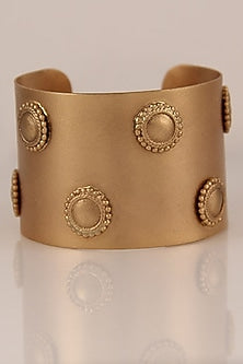 Gold Plated Medea Chakra Hand Cuff