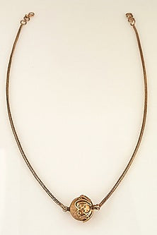 Gold Plated Adjustable Temple Necklace