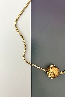 Gold Plated Adjustable Temple Necklace