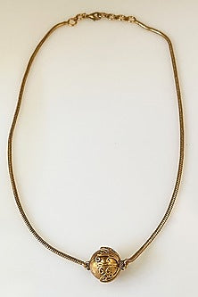 Gold Plated Adjustable Temple Necklace