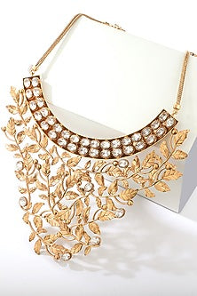 Gold Plated Copper Choker necklace