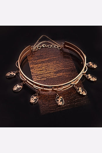 Gold Plated Copper Choker Necklace