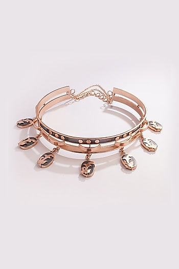Gold Plated Copper Choker Necklace