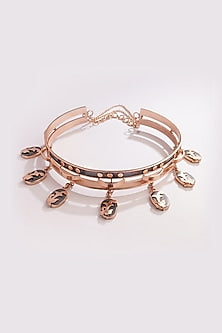 Gold Plated Copper Choker Necklace