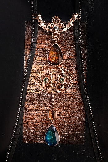 Gold Plated Crystal Necklace