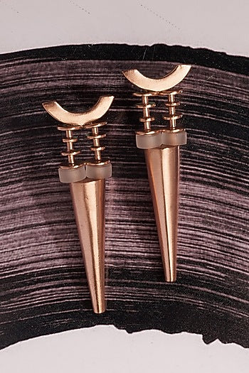 Gold Plated Copper Dangler Earrings