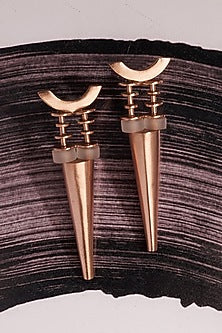 Gold Plated Copper Dangler Earrings