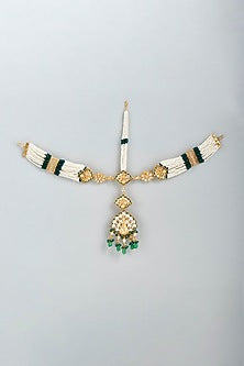 Gold Finish Handcrafted Matha Patti