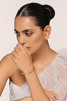 Rose Gold Finish Zirconia Bracelet