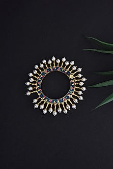 Gold Finish Pearls Kada
