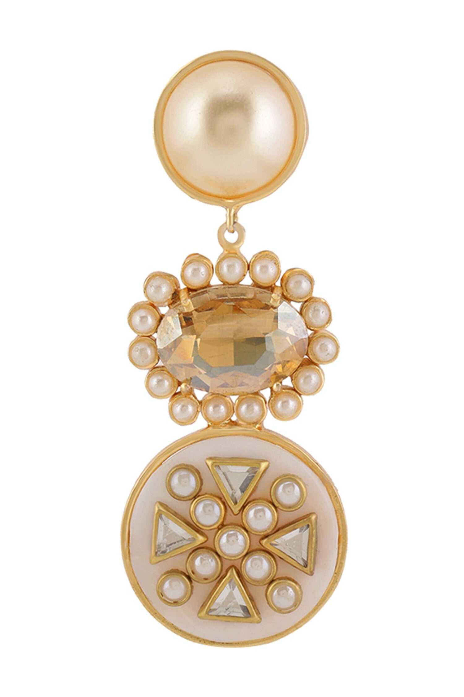 Sanah Embellished Dangler Earrings 