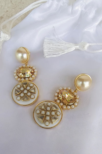 Sanah Embellished Dangler Earrings 
