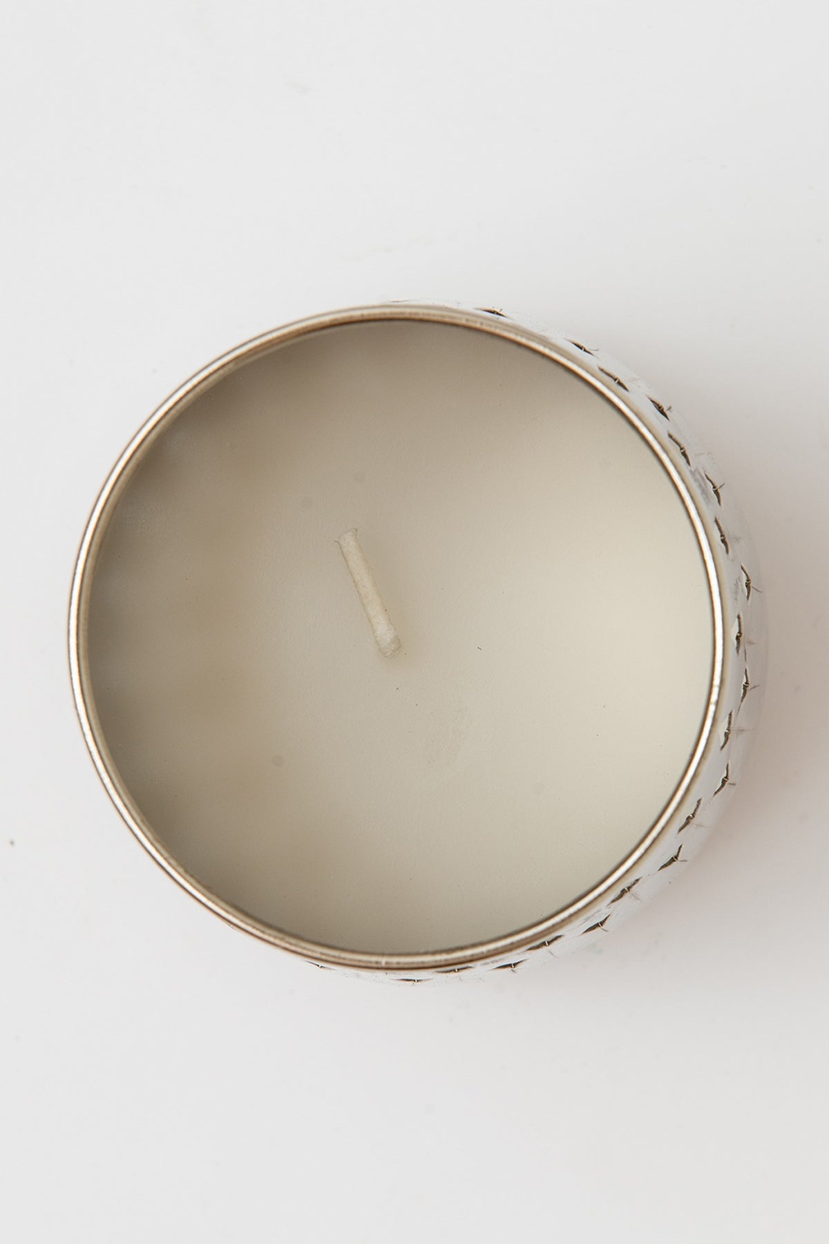 Silver Shimmering Candle Holder
