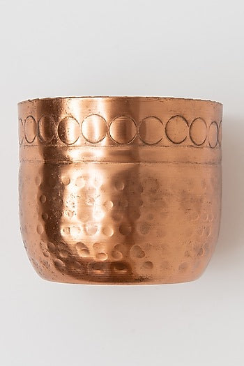 Copper Shimmering Candle Holder