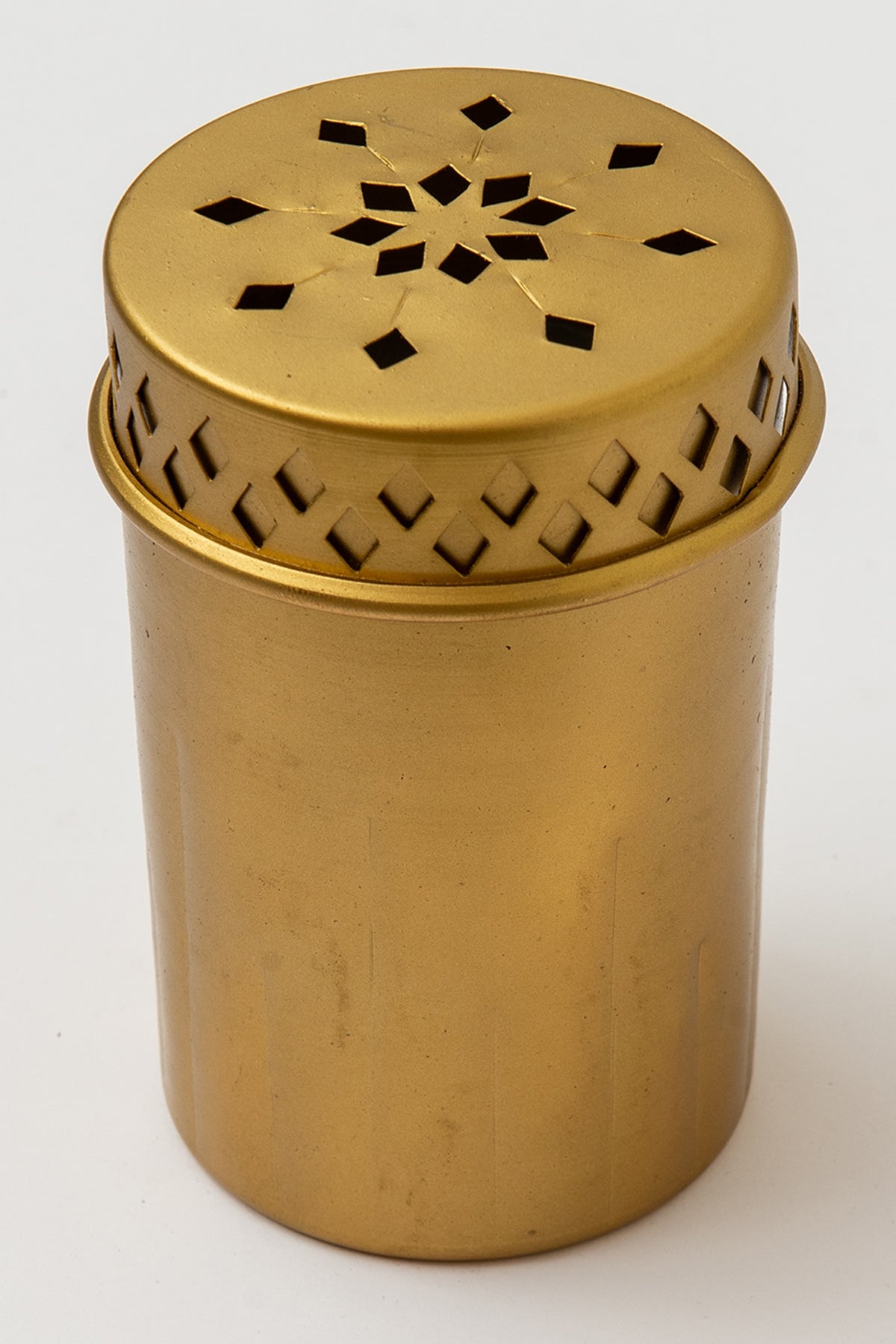 Gold Shimmering Candle Holder