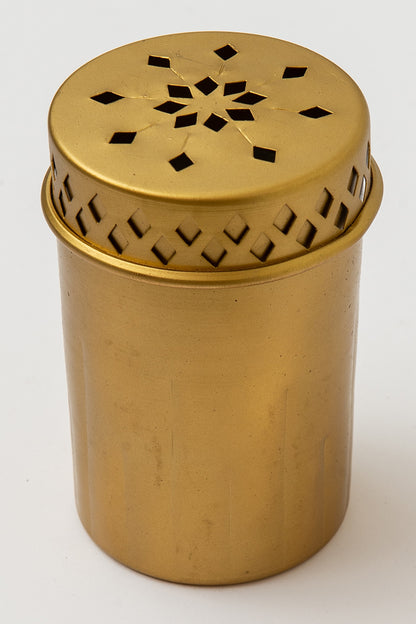 Gold Shimmering Candle Holder