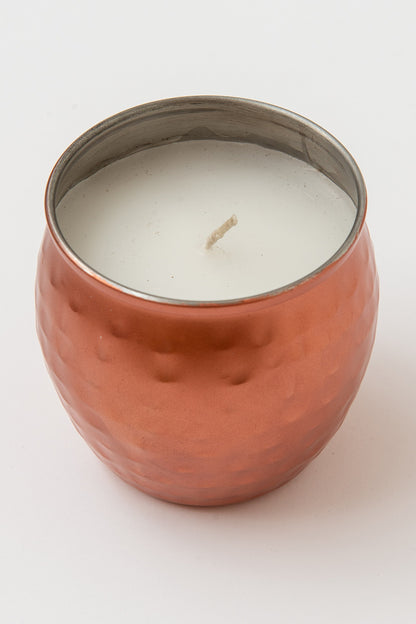Copper Shimmering Candle Holder