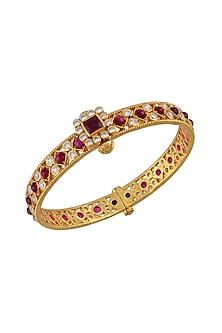 Gold Finish Handcrafted Bangle