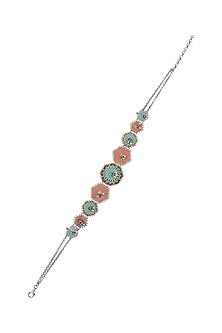 Oxidised Silver Finish Ghungroo Choker Necklace