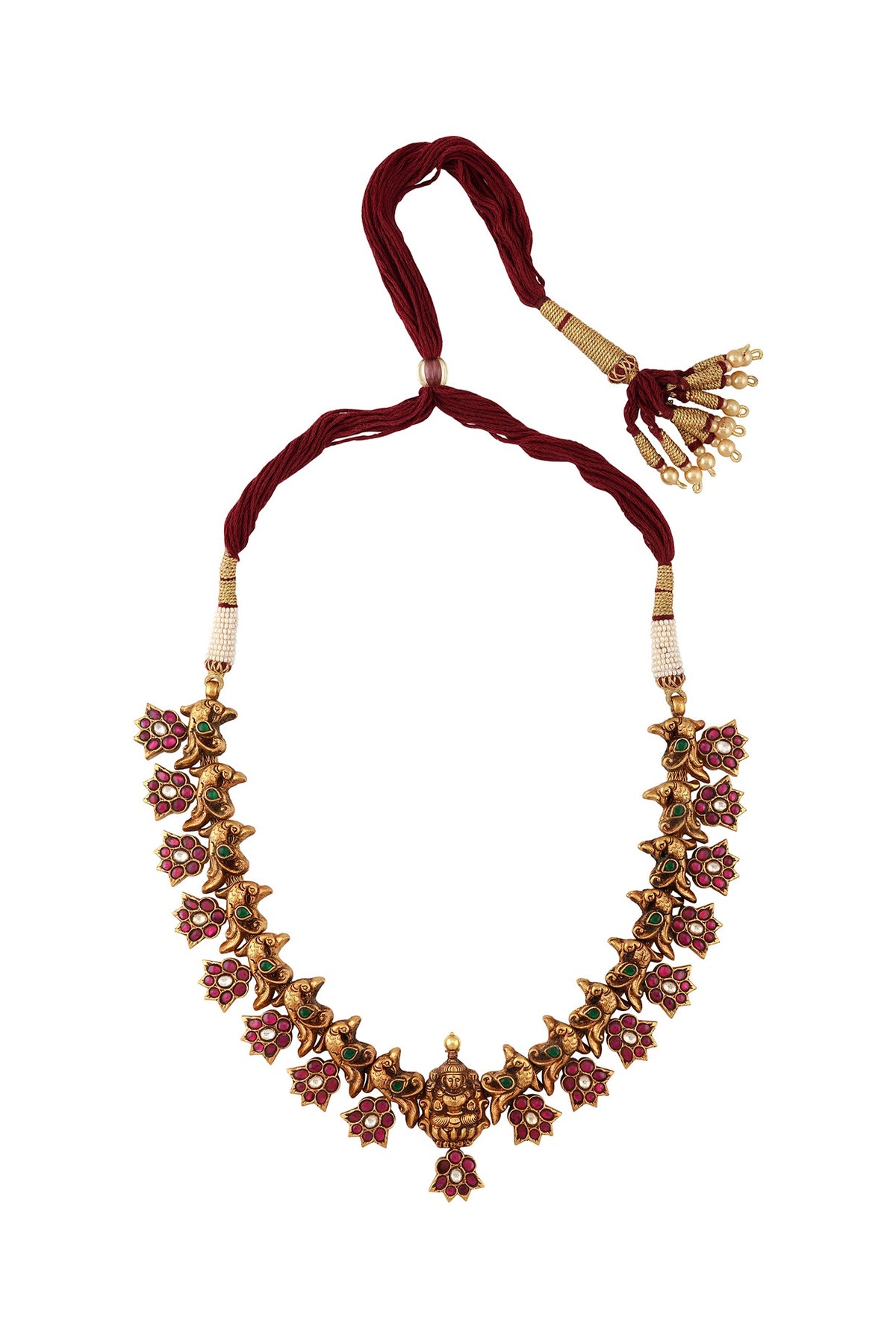 Gold Plated Glass Necklace