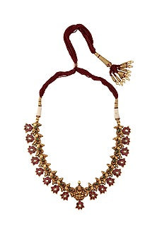 Gold Plated Glass Necklace