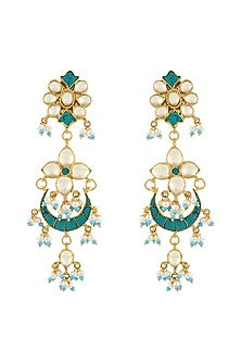 Gold Plated Pearls Necklace Set
