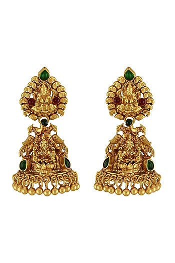 Gold Plated Dangler Earrings