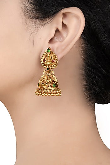 Gold Plated Dangler Earrings