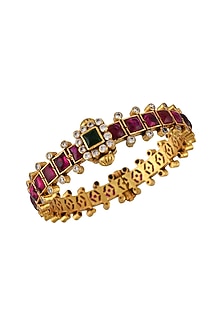 Gold Plated Glass Bangle