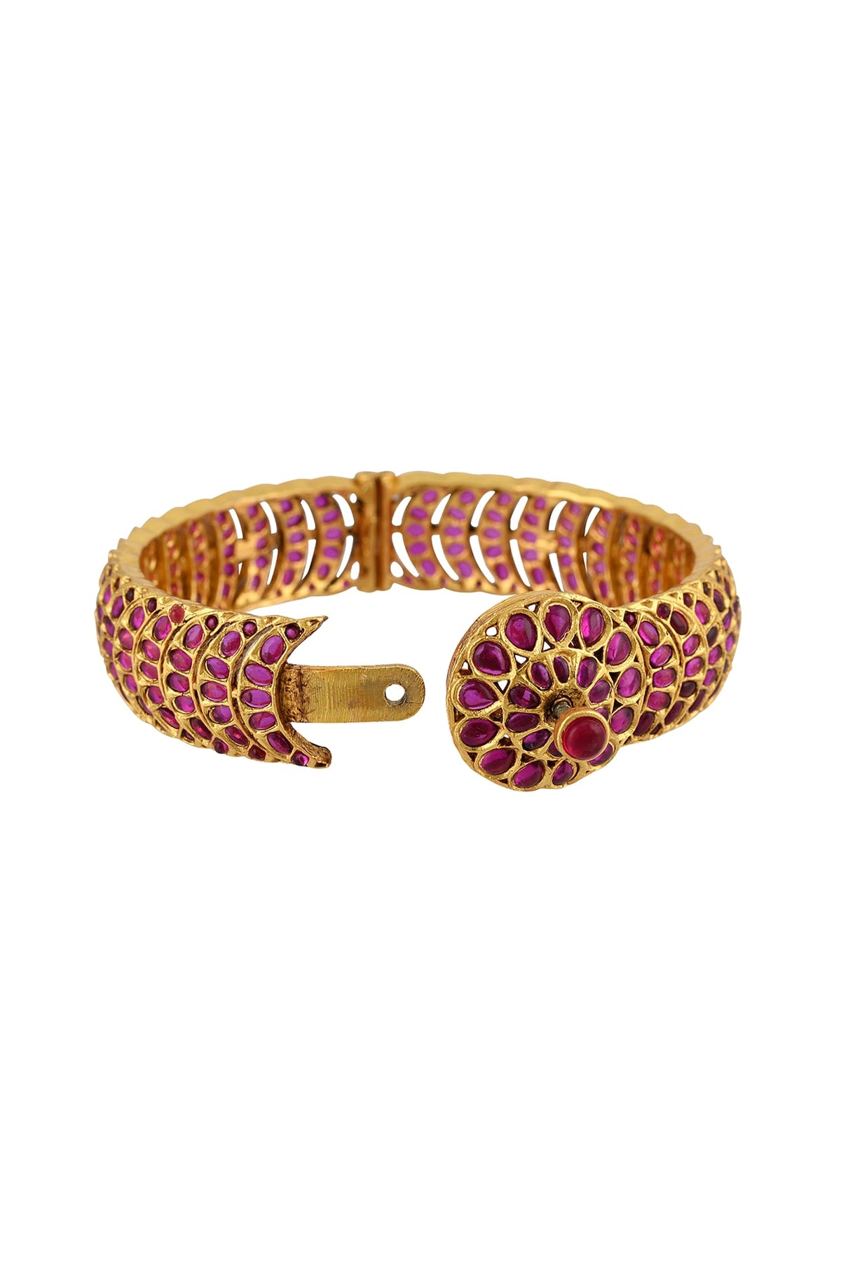 Gold Plated Glass Bangle