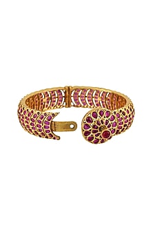 Gold Plated Glass Bangle