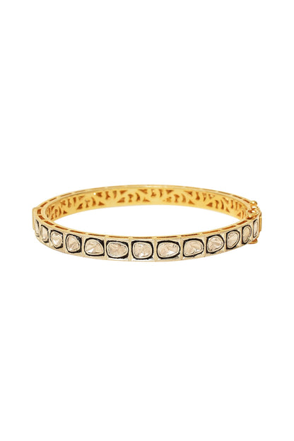 Black & Gold Finish Bangle