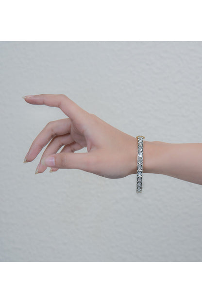 Black & Gold Finish Bangle