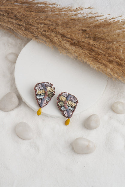 Multi-Colored Beaded Earrings