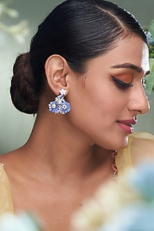 Lavender Sequins Earrings