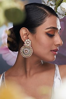 Multi-Colored Sequins Dangler Earrings