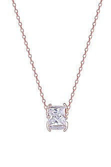 White Zircon Bracelet In Sterling Silver