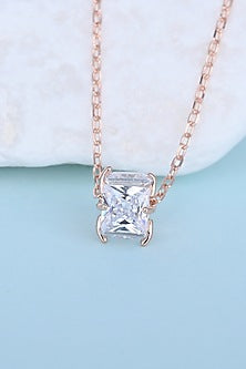 White Zircon Bracelet In Sterling Silver