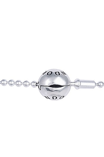 White Finish CZ Bracelet In Sterling Silver