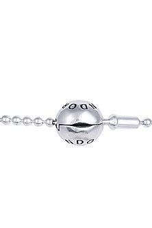 White Finish CZ Bracelet In Sterling Silver