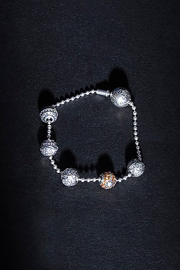 White Finish CZ Bracelet In Sterling Silver