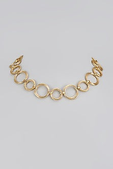 Gold Finish Chain Necklace