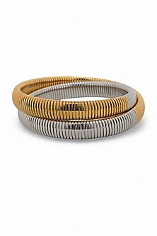 Two Tone Finish Tarnish Free Bracelet