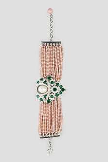White Finish Zircon Stone Bracelet