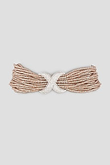 White Finish Zircons Necklace