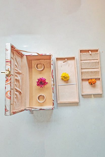 Multi-Colored Wooden Bangle Box