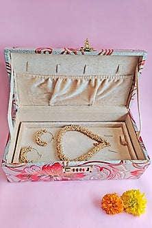 Multi-Colored Wooden Bangle Box