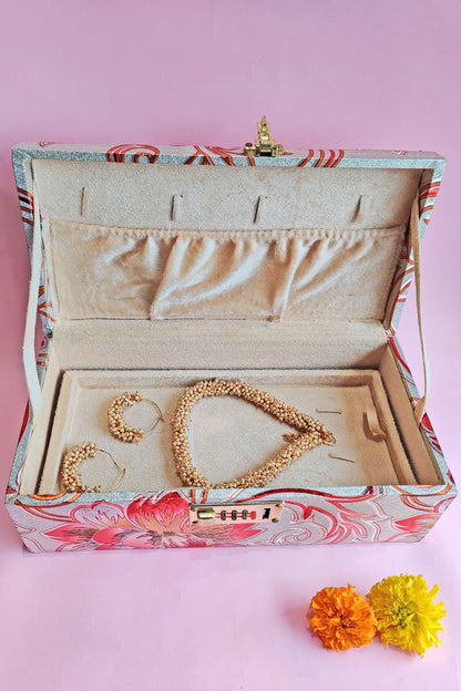Multi-Colored Wooden Bangle Box