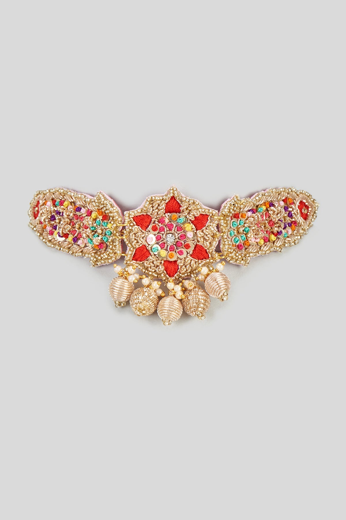 Aari & Zardosi Hand Embroidered Choker Necklace